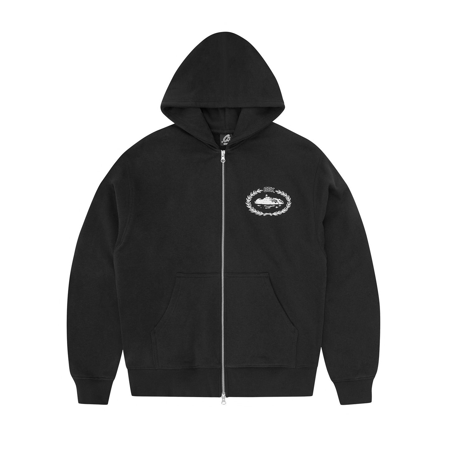 BBK ROYALE ZIP HOODIE [BLACK]