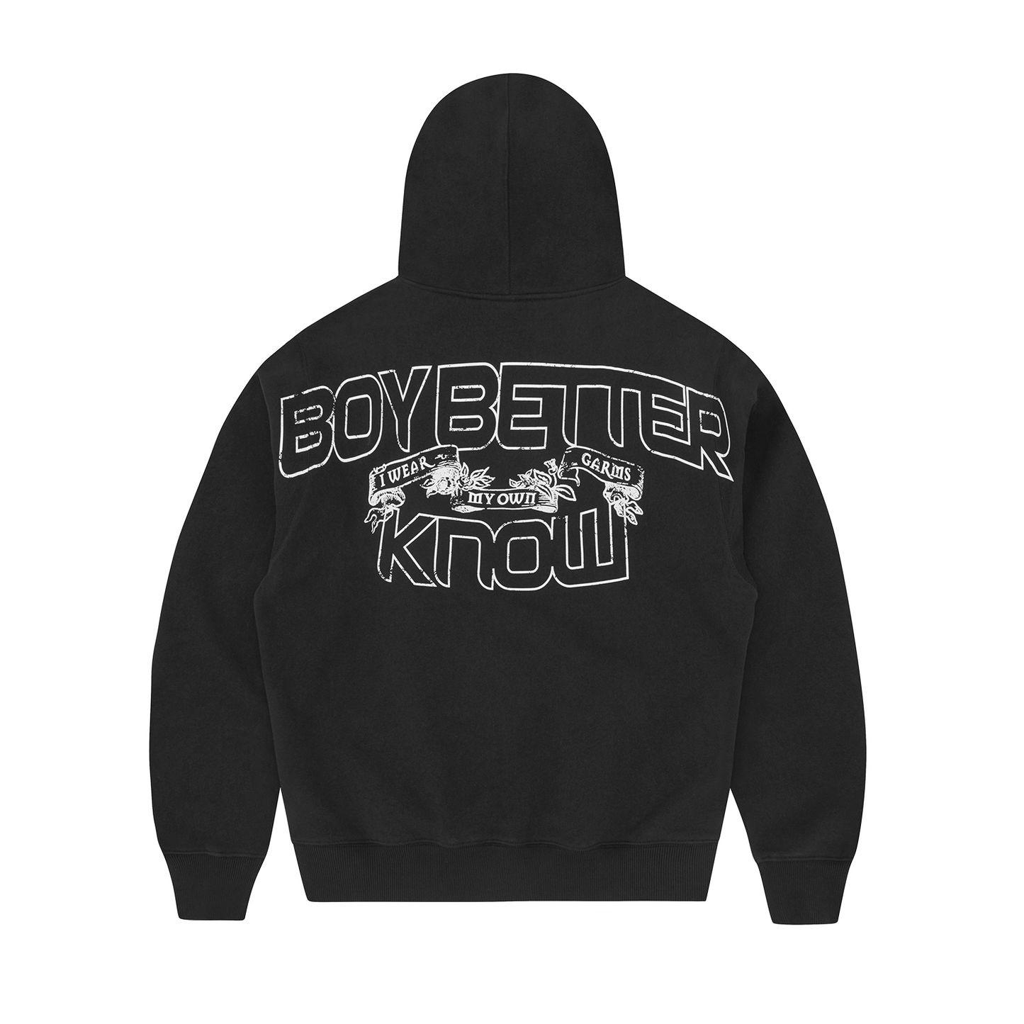 BBK ROYALE ZIP HOODIE [BLACK]