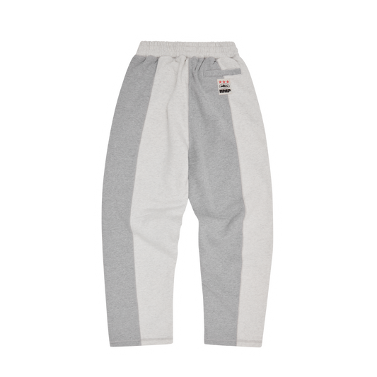 HMP CONTRAST OPEN HEM SWEATPANT [HEATHER GREY]
