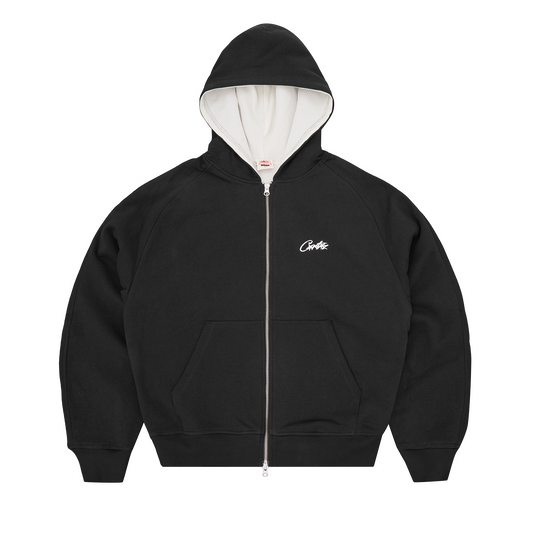 HMP THERMAL ZIP HOODIE [BLACK]