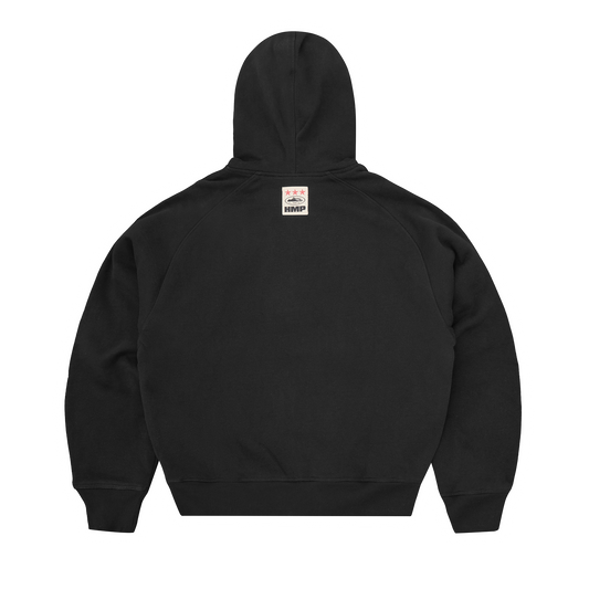 HMP THERMAL ZIP HOODIE [BLACK]