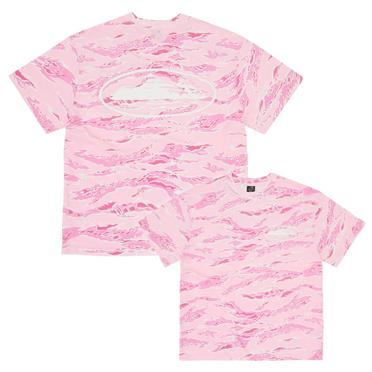 ISLAND PUFF PRINT TEE [PINK TIGER CAMO]
