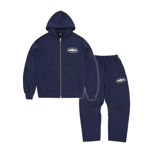 ISLAND PUFF PRINT TRACKSUIT [NAVY]