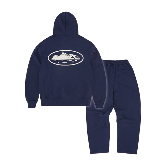 ISLAND PUFF PRINT TRACKSUIT [NAVY]