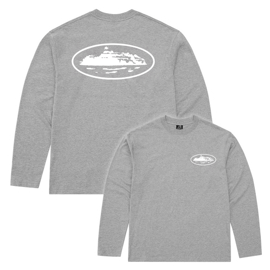 OG ISLAND LS TEE [HEATHER GREY]