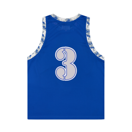 STENCIL CAMO BBALL JERSEY [ROYAL BLUE]