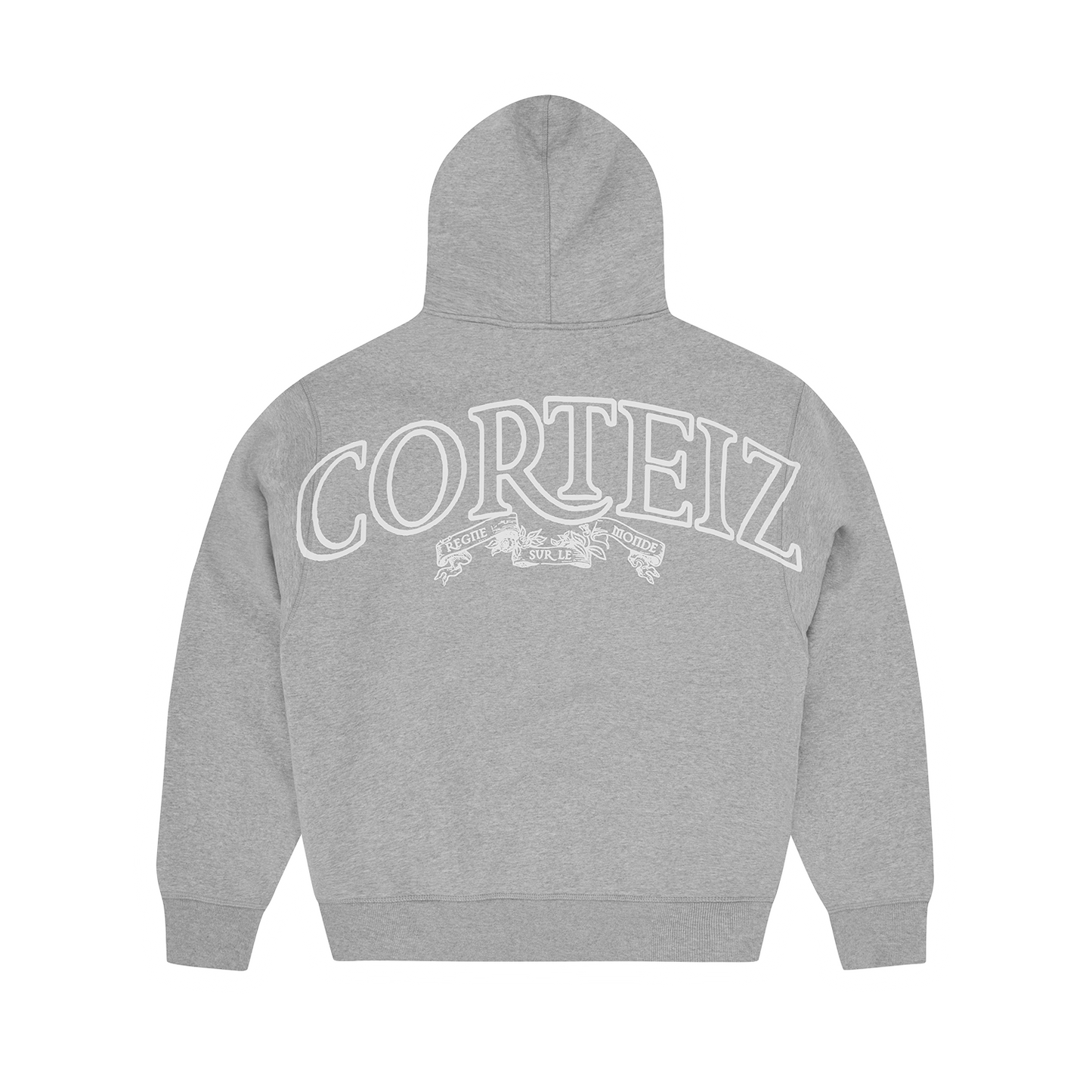 SUPERIOR ROYALE ZIP HOODIE [HEATHER GREY]
