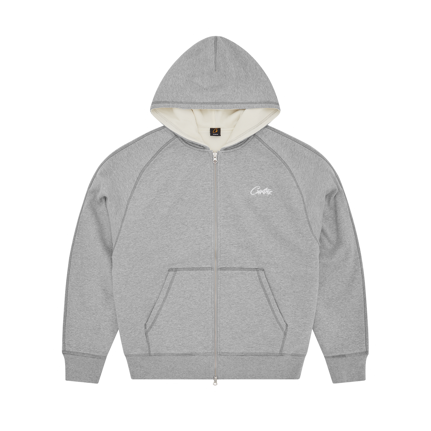 HMP THERMAL ZIP HOODIE [HEATHER GREY]