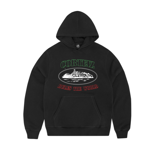 OG ALCATRAZ ITALIA HOODIE [BLACK]