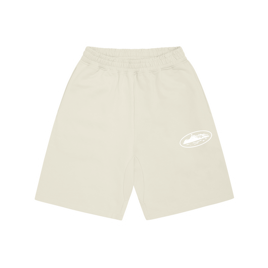 ISLAND PUFF PRINT SWEATSHORT [OFF WHITE]