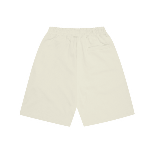 ISLAND PUFF PRINT SWEATSHORT [OFF WHITE]