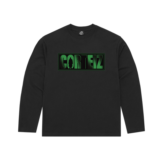SHADOW MAN LONGSLEEVE TEE [BLACK]